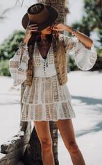 Ibiza boho Zomer jurk Beige Moost & The Muse maat S, Beige, Zo goed als nieuw, Maat 34 (XS) of kleiner, Boven de knie