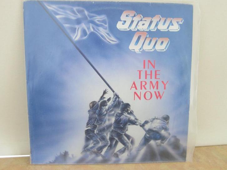 LP Status Quo - In The Army Now, Cd's en Dvd's, Vinyl | Rock, Gebruikt, Poprock, 12 inch, Ophalen of Verzenden
