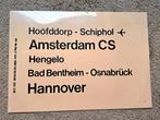 ns Koersbord Hoofddorp – Hannover, Ophalen of Verzenden, Gebruikt, Trein, Overige typen