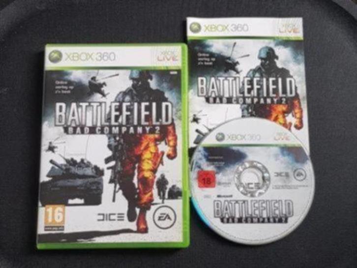 OPRUIMEN | XBOX 360 | Battlefield Bad Company 2, Spelcomputers en Games, Games | Xbox 360, Gebruikt, Shooter, 1 speler, Vanaf 16 jaar