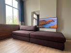 Module elementen bank met hocker poef, Huis en Inrichting, Banken | Bankstellen, Ophalen, Tweepersoons, 75 tot 100 cm, Zo goed als nieuw