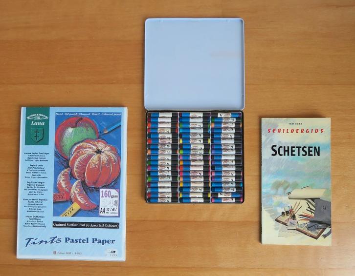 ***NIEUW*** Artist Oliepastelkrijt + Lana Tints Pastelpapier, Hobby en Vrije tijd, Tekenen, Nieuw, Overige typen, Ophalen of Verzenden