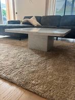 Retro salontafel travertin marmer, Huis en Inrichting, Ophalen, 100 tot 150 cm, 50 tot 100 cm, Minder dan 50 cm