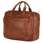 Presly&Sun - Colin - Leren Laptoptas 15'' KL-Tan, Computers en Software, Laptoptassen, Ophalen of Verzenden, 15 inch, Nieuw, Aktetas