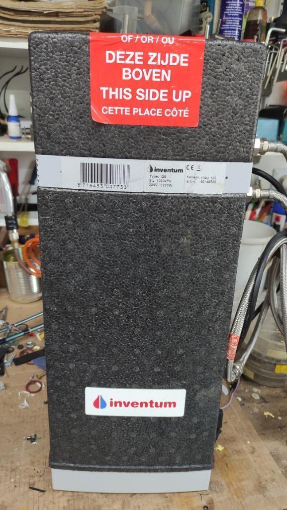 Inventum boiler / keukenboiler 5 ltr compleet, Doe-het-zelf en Verbouw, Geisers en Boilers, Gebruikt, Boiler, Minder dan 20 liter