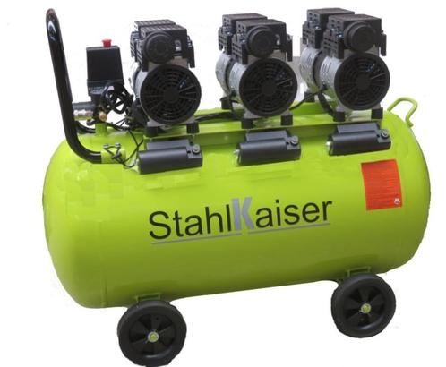 Stahlkaiser Perslucht Olievrije Compressor 100 L 8 Bar ., Auto diversen, Autogereedschap, Nieuw, Ophalen