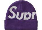 Supreme Big Logo Beanie (Purple), Nieuw, Muts, Ophalen of Verzenden, Supreme