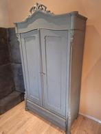 Antieke brocante landelijke kledingkast, Ophalen