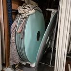 14x ronde glasplaat [ gehard ] doorsnede 160 cm dikte 12 mm, Ophalen, Gebruikt, 80 tot 120 cm, 160 cm of meer