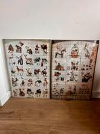 2 alfabet en cijfer posters van Kaartje of kip, Ophalen of Verzenden, Zo goed als nieuw