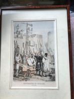 Vier etsen en oude prent ., Ophalen