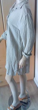 Lichtgroene lange crepe blouse/jurk maar S, Verzenden, Gedragen, Maat 36 (S), Groen