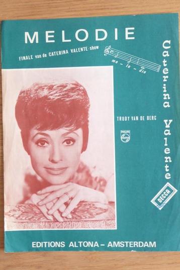 MELODIE Caterina Valente - uitgave Editions Altona  beschikbaar voor biedingen