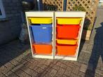 2 stuks zeer nette mooie kinderspeelgoed opberg ladekasten, Ophalen, Minder dan 50 cm, Kunststof, Zo goed als nieuw