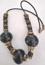 Forse ketting., Sieraden, Tassen en Uiterlijk, Kettingen, Ophalen of Verzenden, Zo goed als nieuw, Zwart, Overige materialen
