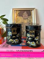 Vintage opbergblikken madeliefjes Catherina Olgers, Verzenden, Zo goed als nieuw, Overige