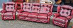 Chesterfield Springvale Suzanne bank + 2x fauteuil + BEZORGD