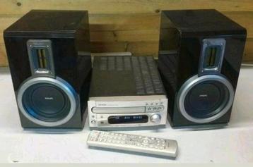 Denon stereo set rcd-m33 + philips speakers + afstandsbed. beschikbaar voor biedingen