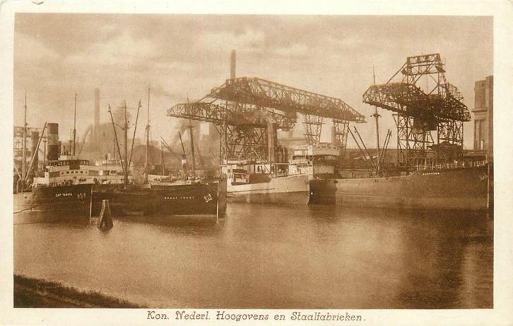 701120047 IJmuiden Hoogovens, Verzamelen, Ansichtkaarten | Nederland, Noord-Holland, Voor 1920, Verzenden