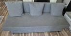 Slaapbank, Huis en Inrichting, Slaapkamer | Slaapbanken, Ophalen, Tweepersoons, Zo goed als nieuw, Grijs