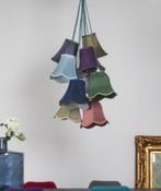 Retro hanglamp Granny K van Zuiver lampenkapjes, Huis en Inrichting, Lampen | Hanglampen, Ophalen, Zo goed als nieuw, Stof, 75 cm of meer