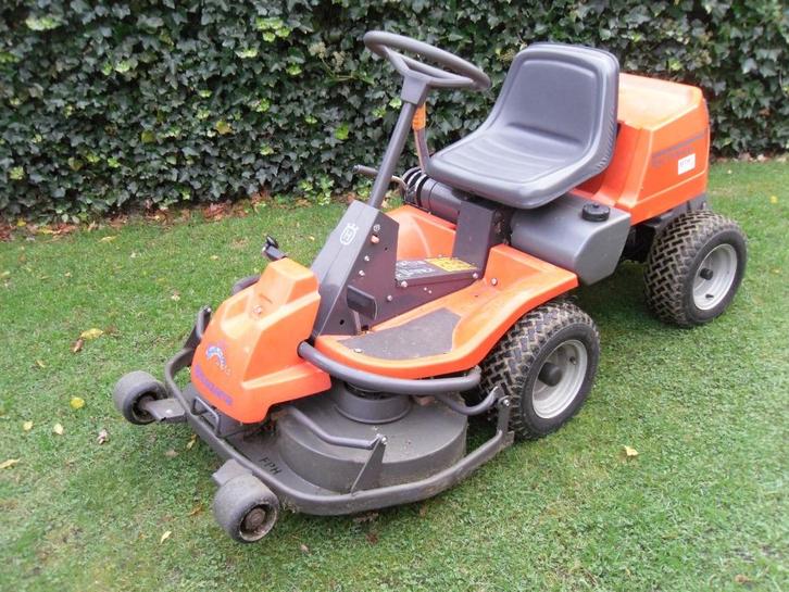Husqvarna Rider 13 zitmaaier bio clipper met nieuw maaidek, Tuin en Terras, Zitmaaiers, Gebruikt, 90 tot 120 cm, Elektrische starter
