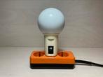 Vintage witte stekkerspot E14 fitting doorsnee 9 cm, Huis en Inrichting, Ophalen of Verzenden, Gebruikt, Minder dan 50 cm