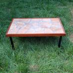 Salontafel van Natuursteen - Hout en Metaal, Ophalen, 50 tot 100 cm, 50 tot 100 cm, Metaal