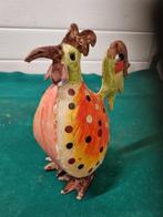 beeld haan metaal designe, Verzamelen, Beelden en Beeldjes, Ophalen of Verzenden