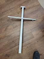 Mastje nieuw staal wit, Watersport en Boten, Bootonderdelen, Ophalen, Nieuw, Tuigage en Masten, Zeilboot of Motorboot