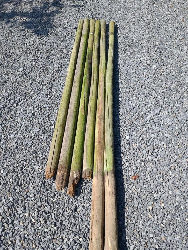 Ronde tuinpalen, 6 stuks, Tuin en Terras, Palen, Balken en Planken, Palen, Minder dan 180 cm, Ophalen