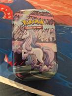 Pokemon Tin - Galarian Ponyta - Leeg, Ophalen of Verzenden, Gebruikt, Overige typen