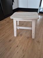 Houten Krukje / Bijzettafeltje, Ophalen, Zo goed als nieuw, Hout