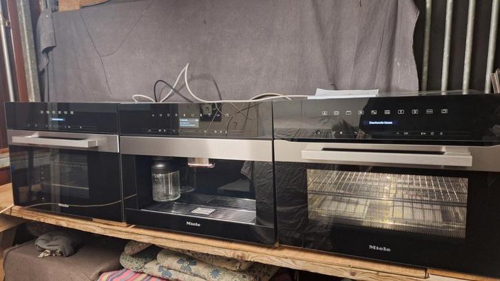 Miele set 7000 combi oven magnetron koffiemachine stoomoven, Witgoed en Apparatuur, Magnetrons, Zo goed als nieuw, Inbouw, Combimagnetron
