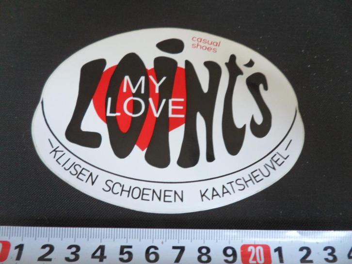 sticker Kaatsheuvel Klijsen schoenen My kove LOINT'S casual, Verzamelen, Stickers, Zo goed als nieuw, Bedrijf of Vereniging, Ophalen