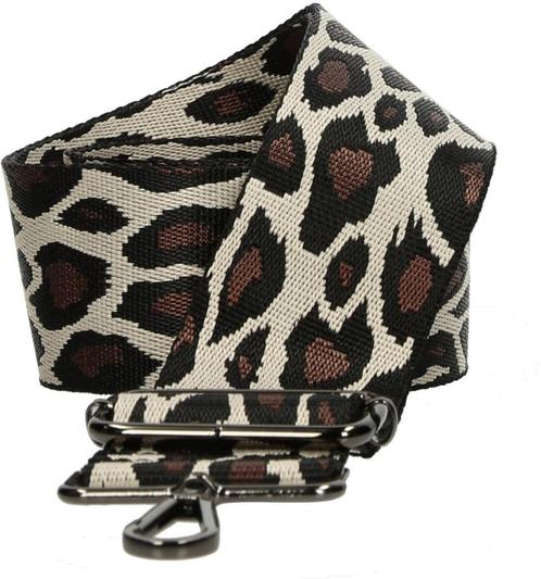 Bag strap - Festival tassenriem/band - beige/zwart/bruin, Sieraden, Tassen en Uiterlijk, Tassen | Damestassen, Nieuw, Overige typen