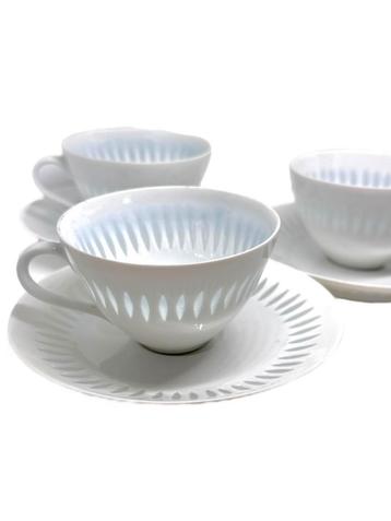 Scandinavische design kop en schotel (3x) Arabia Finland beschikbaar voor biedingen