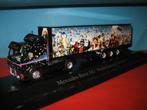 Carnaval-Dusseldorf  MERCEDES in PC-vitrine  Herpa, Ophalen of Verzenden, Zo goed als nieuw, Bus of Vrachtwagen, Herpa