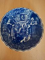 Delfts blauw Boch antiek wandbord 28,6cm + ophangsysteem, Antiek en Kunst, Antiek | Wandborden en Tegels, Ophalen of Verzenden