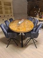 VOORRAAD 6 Draaibare Eetkamerstoelen Sting €954 €795 (22), Nieuw, Ophalen of Verzenden, Stof, Vijf, Zes of meer stoelen