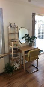 Ikea Nordkisa kaptafel/bureau & Ragrund handdoekrek, Huis en Inrichting, Ophalen, Retro/ bamboe / bohemian, 100 tot 150 cm, 50 tot 100 cm
