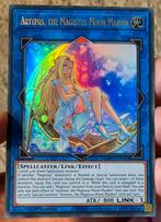 Yu-Gi-Oh! Artemis, the Magistus Moon Maiden RA01 1st Ed !, Verzenden, Zo goed als nieuw, Losse kaart, Foil
