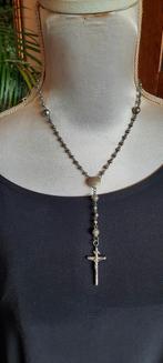 Antieke rozenkrans zilver., Ophalen of Verzenden, Zilver, Ketting