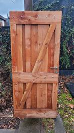 Houten Poortdeur Tuin, Ophalen of Verzenden, Gebruikt, Hout, Overige typen