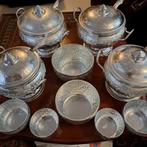 18 delig Vintage TinServies Tom Yam Kung soep/rijstpot Thais, Antiek en Kunst, Ophalen of Verzenden