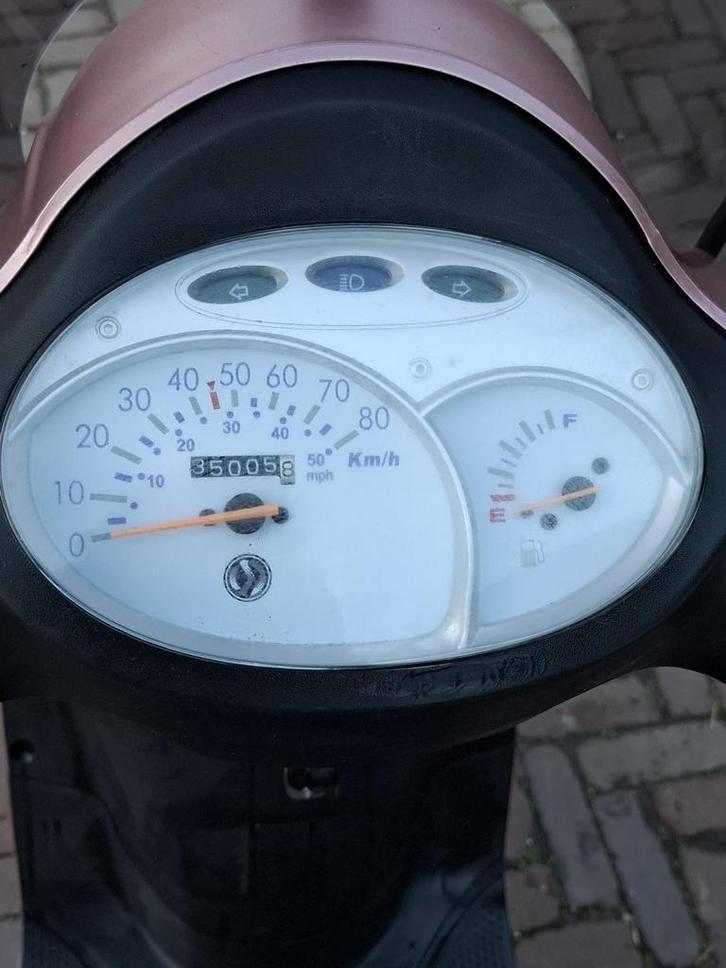 Sym fiddle 2, Fietsen en Brommers, Scooters | SYM, Zo goed als nieuw, Overige modellen, Maximaal 25 km/u, Benzine, Ophalen