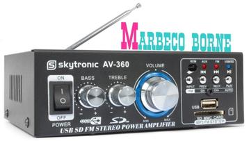 Karaoke versterker,Amplifier,USB,SD, MP3 en FM radio,AV-360 beschikbaar voor biedingen