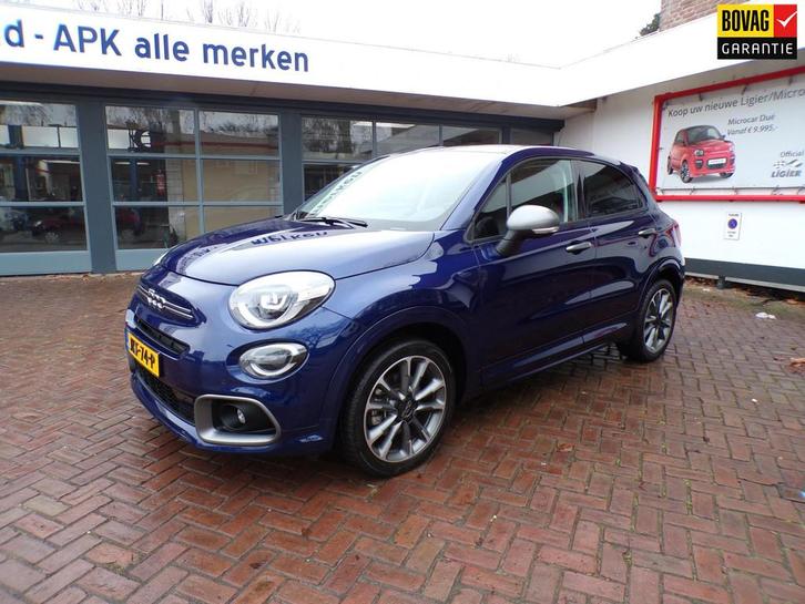 Fiat 500 X 1.5 Hybrid Sport Automaat. Navi/Apple Car Play/An, Auto's, Fiat, Te koop, 500X, ABS, Airbags, Airconditioning, Bluetooth