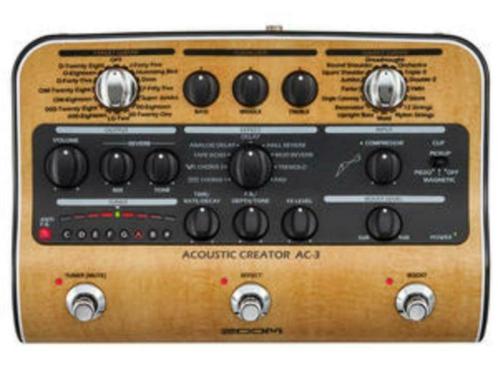 Zoom AC3 Acoustic Creator Pedal, Muziek en Instrumenten, Effecten, Nieuw, Chorus, Reverb, Volume, Equalizer, Compressor, Ophalen of Verzenden