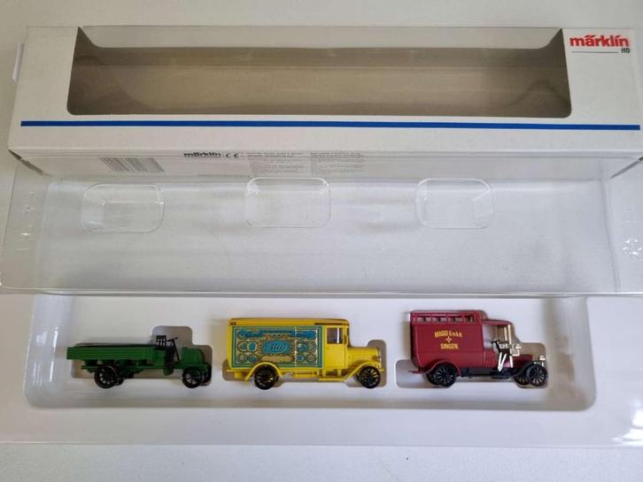 Märklin 1888 - Oldtimer Continental Maggi Tölzer set (1:87), Hobby en Vrije tijd, Modelauto's | 1:87, Zo goed als nieuw, Bus of Vrachtwagen